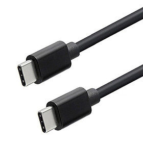 Cáp UGREEN USB-C 2.0 to USB-C M/M với bện 1m (Đen)