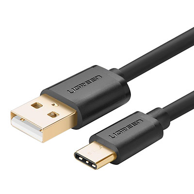 Cáp UGREEN USB-A 2.0 to USB-C M/M 0.5m (Đen)