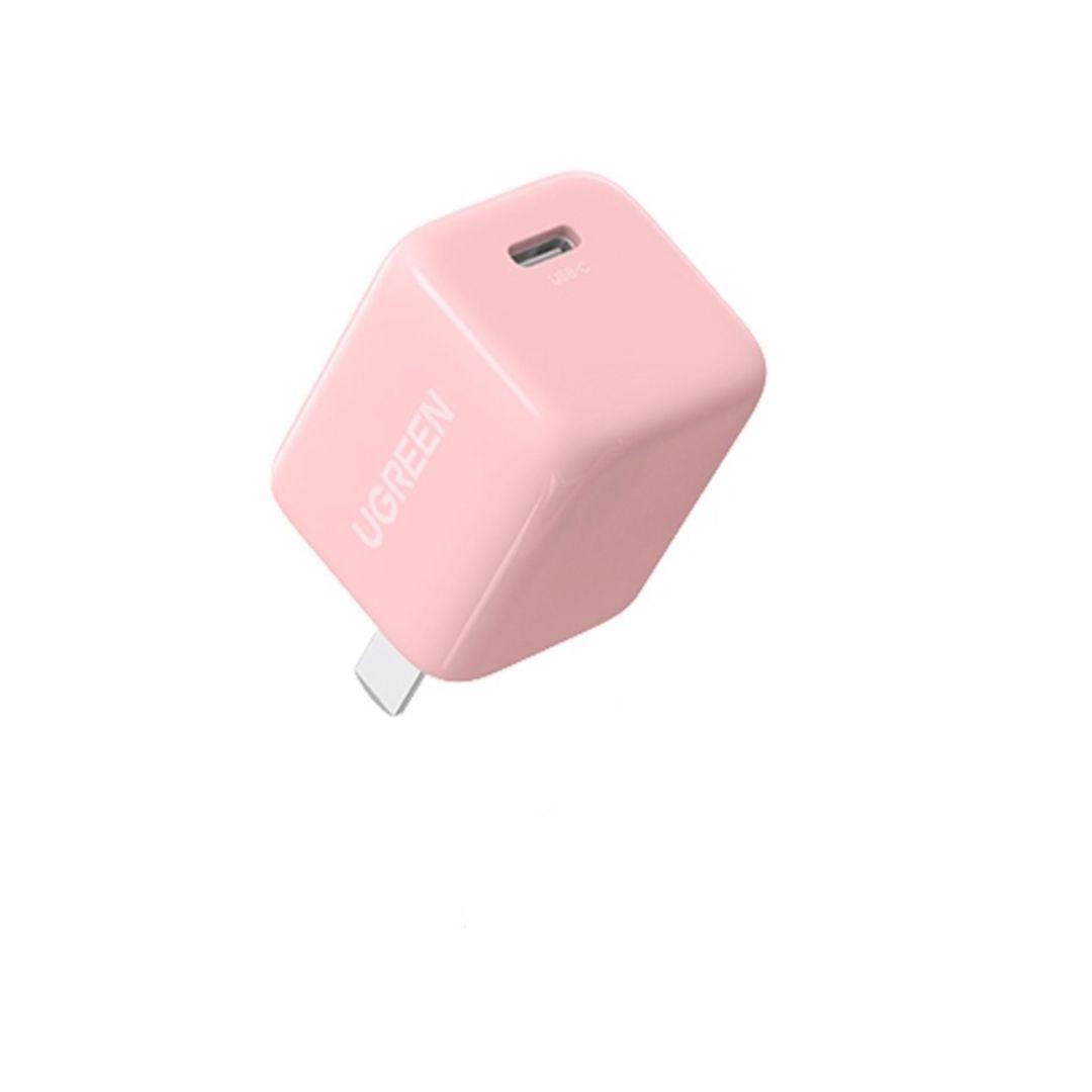 Bộ sạc nhanh Ugreen 60897 USB-C 20W (Màu hồng nhạt)