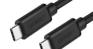 Cáp UGREEN USB 2.0 Loại C đến Loại C Mạ niken 1m (Đen)